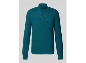 4099976845865 - Regular Fit Strickpullover aus reiner Baumwolle in Piqué-Qualität 4099976845865 - Regular Fit Strickpullover aus reiner Baumwolle in Piqué-Qualität