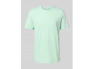 4099977042355 - Regular Fit T-Shirt aus reiner Baumwolle mit gummiertem Label Print