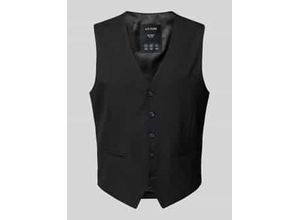 4099977146381 - Slim Fit Anzugweste mit kurzen Seitenschlitzen Modell sO PURE