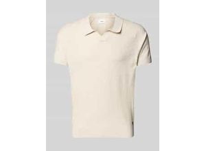 4099977403828 - Regular Fit Poloshirt mit Flammgarnstruktur 4099977403828 - Regular Fit Poloshirt mit Flammgarnstruktur