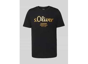 4099977742217 - Regular Fit T-Shirt aus reiner Baumwolle