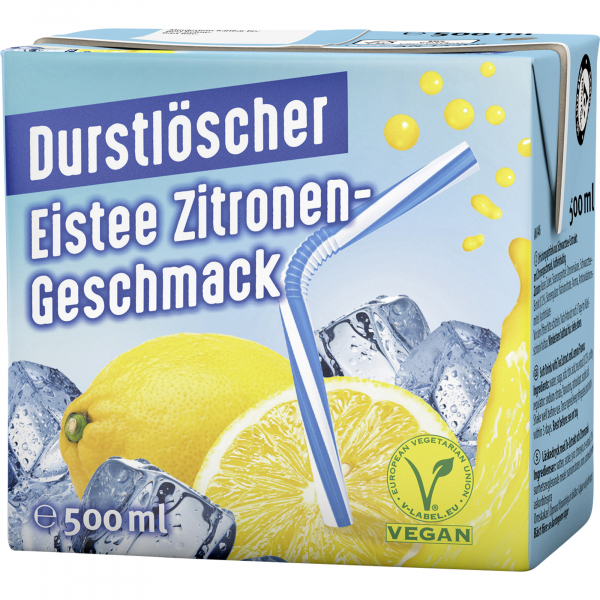 4100060006649 - Durstlöscher Eistee Zitrone 27640 TetraPak 05l 4100060006649 riha Getränke GmbH & Co 12 Stück