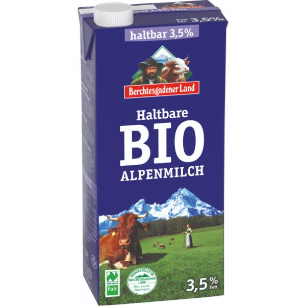 4101530002505 - 21301 BIO Alpenmilch H-Milch 35% Fett 4101530002505 Berchtesgardener Land