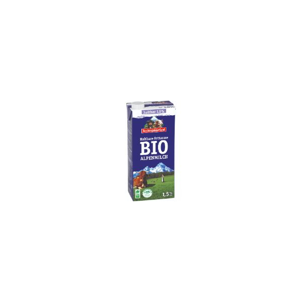 4101530002574 - 21401 H-Milch 15% Fett bio fettarm Tetrapack 4101530002574 Berchtesgardener