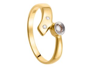 4102760001511 - Fingerring LADY Fingerringe Gr 16 Metall-Metall goldfarben (gelbgold 375) Damen Fingerringe