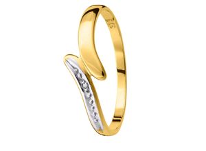 4102760003546 - Fingerring LADY Fingerringe Gr 16 Metall-Metall goldfarben (gelbgold 375) Damen Fingerringe