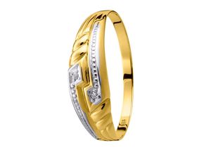 4102760003676 - Fingerring LADY Fingerringe Gr 16 Metall-Metall goldfarben (gelbgold 375) Damen Fingerringe