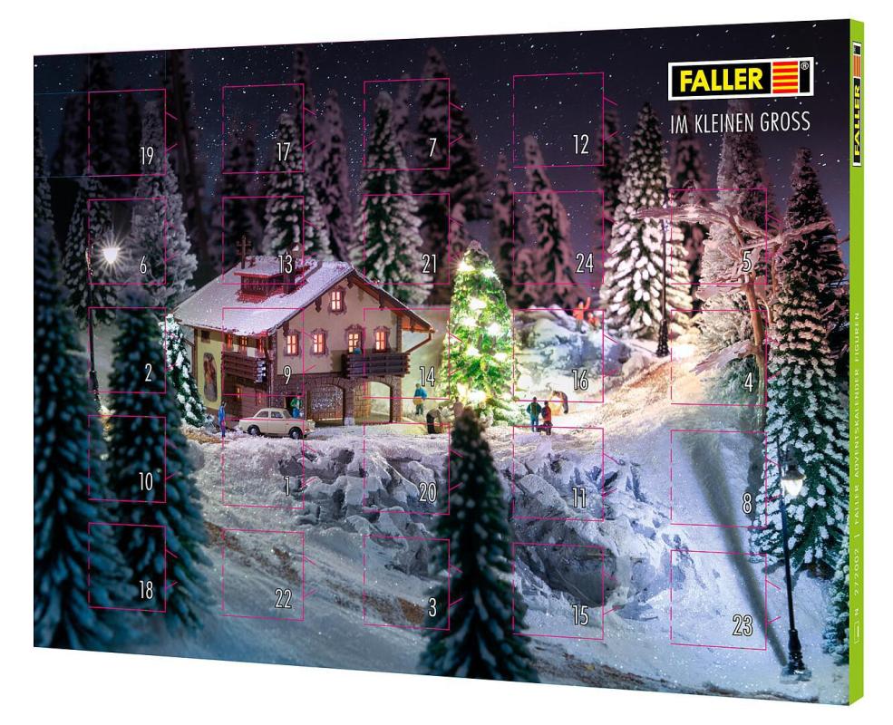 4104090720025 - FALLER Adventskalender Figuren - Spur N