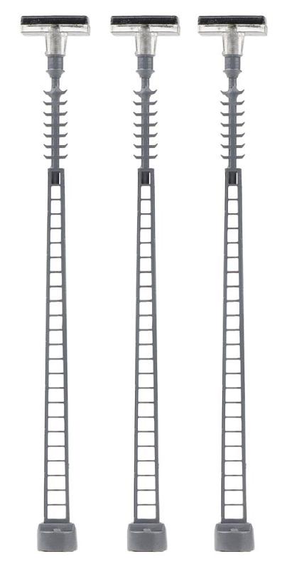 4104090721183 - LED-Gittermast-Aufsatzleuchte warmweiß - 3 Stück