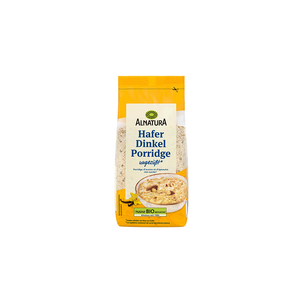 4104420136540 - Bio Hafer-Dinkel-Porridge ungesüßt 5000 g 4104420136540 ALNATURA 500 Gramm