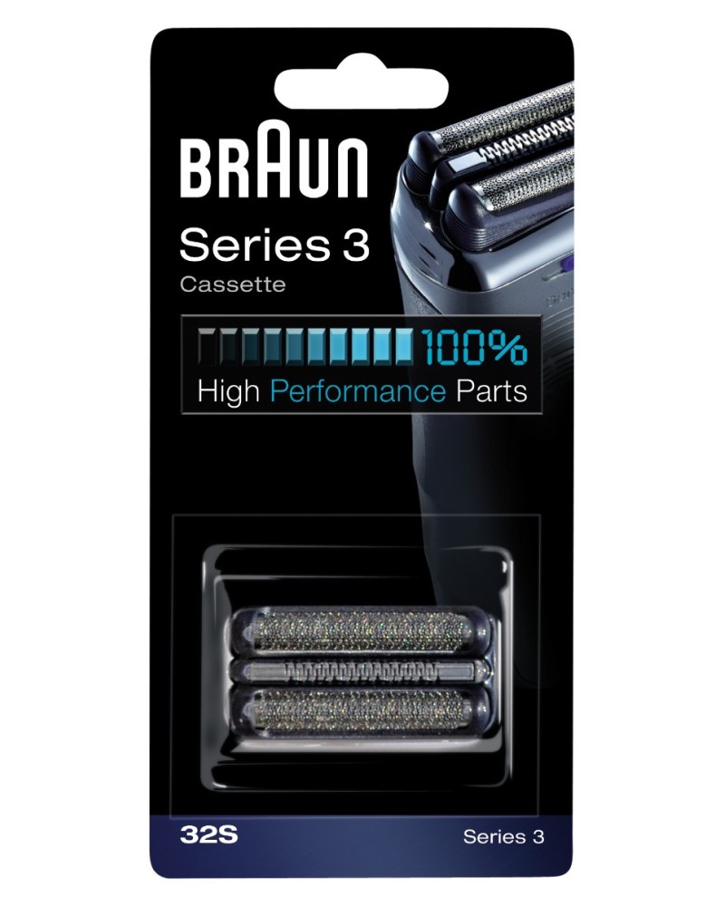 4210201072881 - Scherteile Kassette Series 3 32S silber (KP32S) - Braun