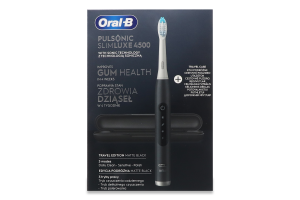 4210201396420 - Oral B Zahnbürste - Pulsonic Slim Luxe 4500 - 3 Reinigungsmodi - Wiederaufladbar - Schwarz 4210201396420 - Oral B Zahnbürste - Pulsonic Slim Luxe 4500 - 3 Reinigungsmodi - Wiederaufladbar - Schwarz