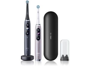 4210201411574 - Oral B iO9 elektrische Zahnbürste DUO Black Onyx & Rose Quartz 2 St