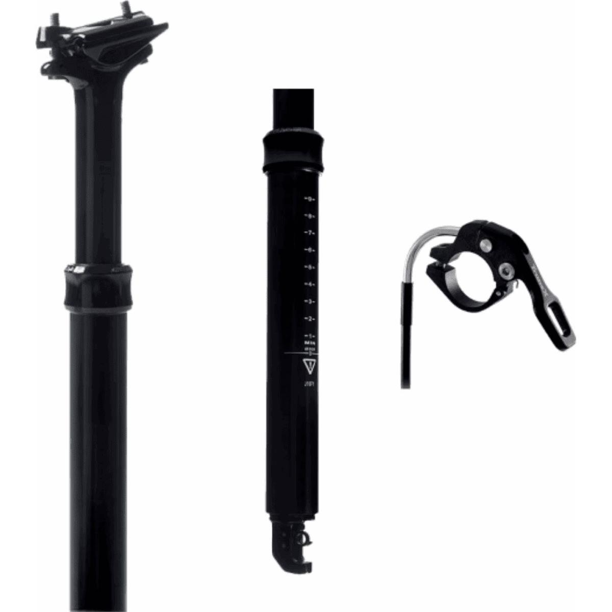 4217507810001 - Teleskop Sattelstütze MTB 316mm 400mm Federweg 50mm Interne Zugführung Aluminium Schwarz 4217507810001 - Teleskop Sattelstütze MTB 316mm 400mm Federweg 50mm Interne Zugführung Aluminium Schwarz