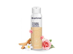 4218211780024 - Duschschaum Creme Gefühl 150 ml Entspannende Wellness-Dusche sanft und 100% vegan - Spitzner