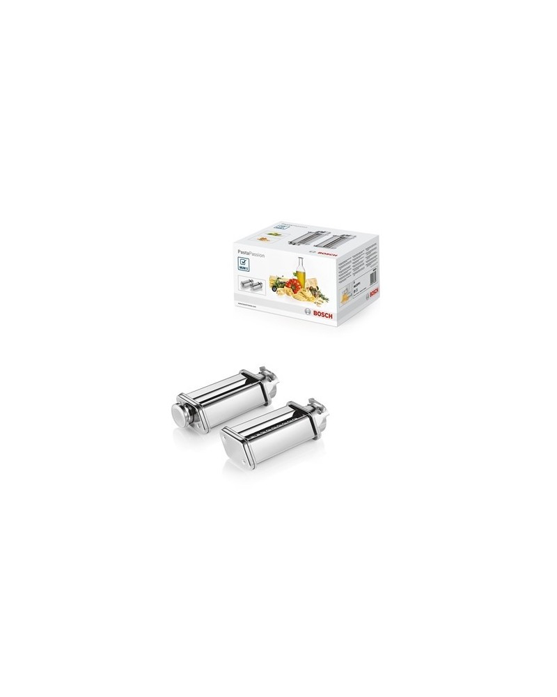 4242002815527 - BOSCH Nudelwalzenvorsatz Lifestyle Set PastaPassion MUZ5PP1 Zubehör für Küchenmaschinen MUM5 silberfarben