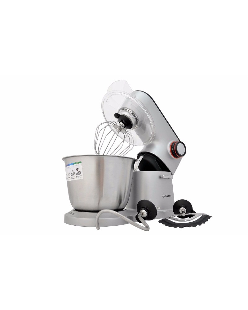 4242002938080 - BOSCH MUM9D33S11 OptiMum Küchenmaschine Platin Silber (Rührschüsselkapazität 55 Liter 1300 Watt)