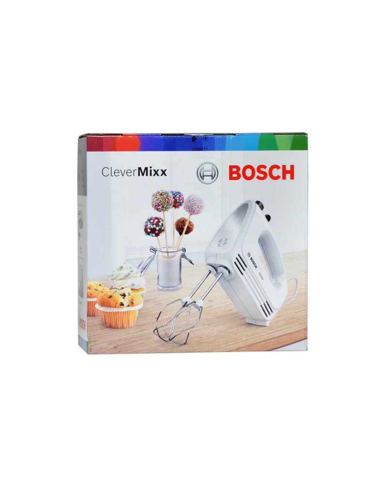 4242002945101 - BOSCH MFQ24200 CleverMixx Handmixer Weiß Silber (400 Watt)