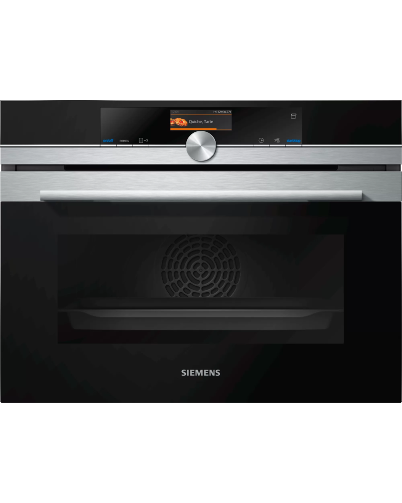 4242003839256 - SIEMENS iQ700 Einbau-Kompaktdampfbackofen 60x45 cm Edelstahl [ EEK A+   Skala A+++ bis D ] [ EEK A+   Skala A+++ bis D ] CS636GBS2