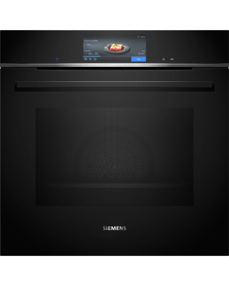 4242003901960 - Einbau-Backofen SIEMENS iQ700 Einbau-Backofen 60 x 60cm Schwarz Edelstahl [ EEK A+   Skala A+++ bis D ] [ EEK A+   Skala A+++ bis D ] H