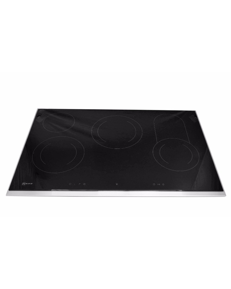 4242004188254 - Neff T18TT16N0 ceramic cooktop - black - ceramic - with stainless steel trims