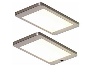 4250000552641 - L&s - led Unterbauleuchte Surface Emotion 2x55 w Lichtfarbe regelbar - Edelstahloptik