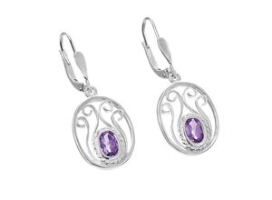 4250024102853 - Ursula Christ Ohrhänger Amethyst Silber 925