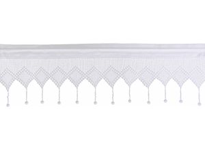 4250030875659 - Querbehang Attersee Gr 1 weiß B125cm H35cm Baumwolle HOSSNER - ART OF HOME DECO Gardinen