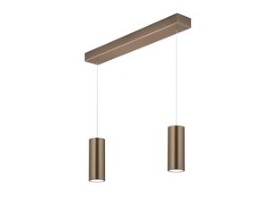 4250035830721 - LED-Hängeleuchte Helli up down 2-flammig bronze