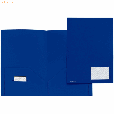 4250037401066 - 10 x Angebotsmappe A4 PP vollfarbig blau