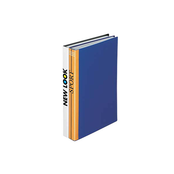 4250037414165 - FolderSys Sichtbuch Sichtbücher 20 Hüllen blau DIN A4 blau