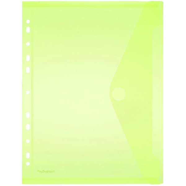 4250037421323 - PP-Umschlag A4 Lochrand gelb transparent 4250037421323 40106-64 10 Stück