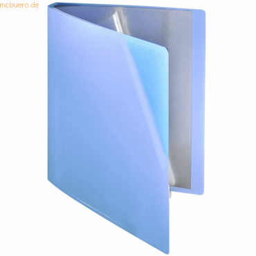 4250037424744 - Sichtbuch flexibel A4 30 Hüllen PP blau transparent