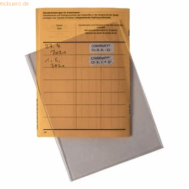 4250037431766 - 10 x Ausweishülle für int Impfpass 100x135mm transparent