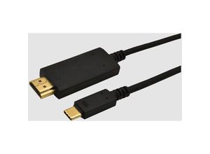 4250040914911 - Usb Type-CT Stecker HDMI-Stecker Verbindungskabel Länge 18 m - Heitech