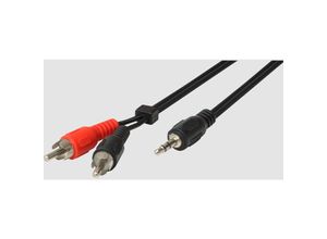 4250040940187 - Cofi 1453 - heitech Stereo-Verbindungskabel 35mm Klinken 2x Cinch Stecker 15 m