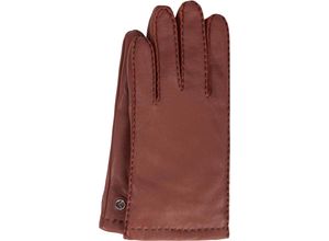 4250042542822 - Millie Fingerhandschuhe Leder Emblem für Damen braun 7