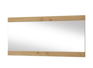 4250053421345 - Spiegel 125 x 59 cm Lina - holzfarben - Glas  Aluminium Holzwerkstoff - 125 cm - 59 cm - 2 cm - Möbel Kraft