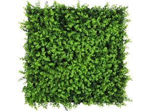 4250055118793 - Jangal - Modular Wall Akustik 3D Paneele 520 x 520 mm Mixed Green Design Buxus Kunst Pflanzwand Dunkle Gräser