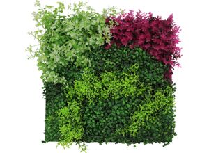 4250055118861 - Modular Wall Akustik 3D Paneele 520 x 520 mm Pink Mixed Flora Kunst Pflanzwand Floral - Jangal