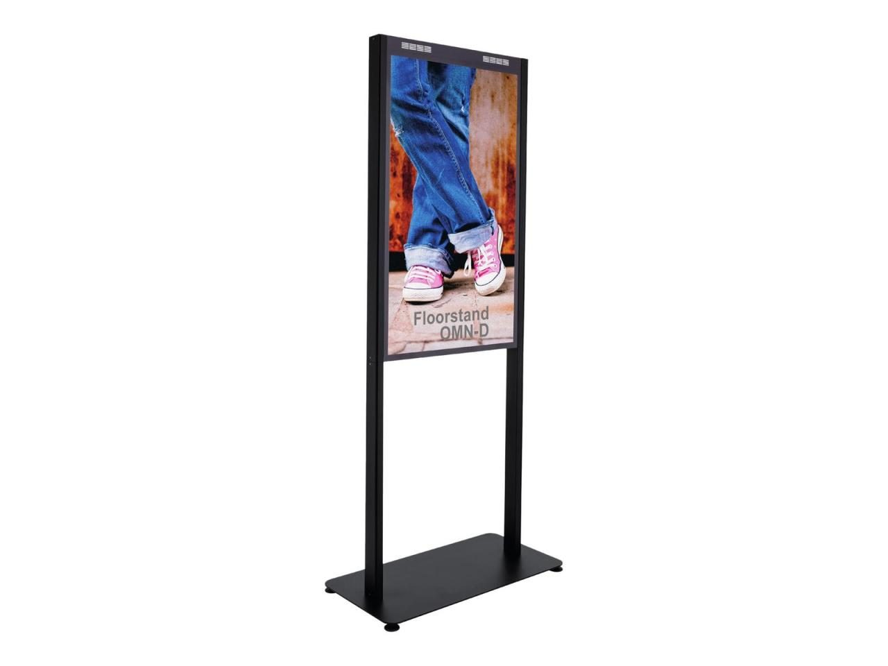 4250058519016 - HAGOR Floorstand OM46N-D - Aufstellung - für Flachbildschirm - Schwarz - Bildschirmgröße 1168 cm (46) - Bodenaufstellung