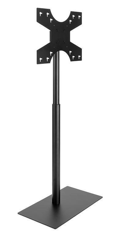 4250058519818 - HAGOR X-Stand Floorbase - Aufstellung - für LCD-Display - Schwarz - Bildschirmgröße 813-1397 cm (32-55) - Montageschnittstelle bis zu 600 x 400 mm