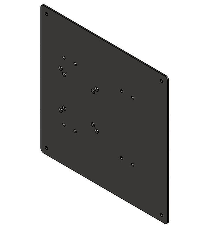 4250058522801 - HAGOR - Montagekomponente für Samsung QB QH QM 49 – 65 Portrait Adapterplatte