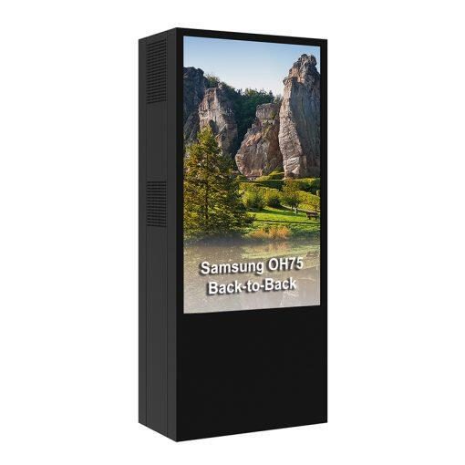 4250058525338 - ScreenOut® Pro - OH75 Back-To-Back Outdoorstele 4250058525338 - ScreenOut® Pro - OH75 Back-To-Back Outdoorstele