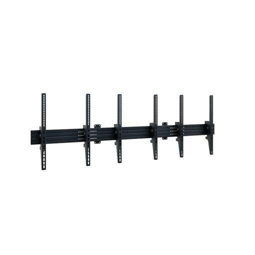 4250058533098 - HAGOR comPROnents series W3P - Befestigungskit (Wandmontage) - Side-by-Side - für 3 LCD- Plasma-Konsolen - Schwarz - Bildschirmgröße 117-165 cm (46-65) 4250058533098 - HAGOR comPROnents series W3P - Befestigungskit (Wandmontage) - Side-by-Side - für 3 LCD- Plasma-Konsolen - Schwarz - Bildschirmgröße 117-165 cm (46-65)