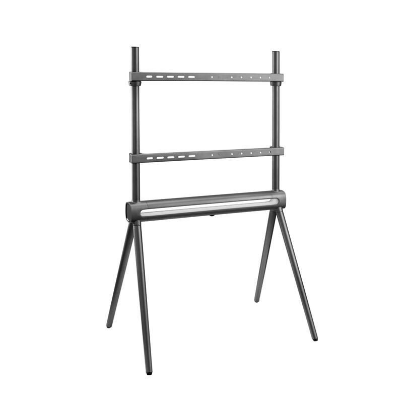 4250058582287 - HAGOR Elia Studio Shine Series - Aufstellung - für Flachbildschirm - Shine Gray - Bildschirmgröße 102-178 cm (40-70) - Montageschnittstelle bis zu 600 x 400 mm