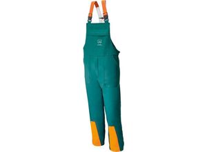 4250063616885 - Watex - Forstschutz-Latzhose Gr 64 grün orange