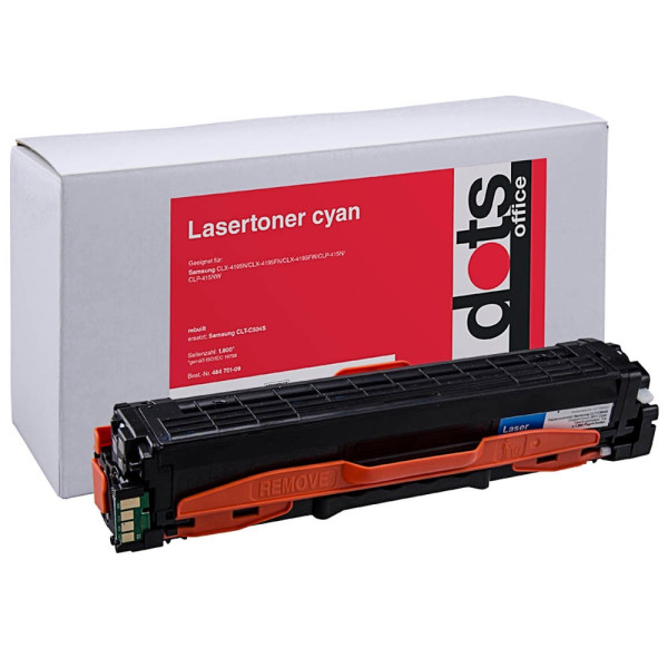 4250073731585 - Toner 35110003-DOTS kompatibel zu Samsung CLT-C504S cyan