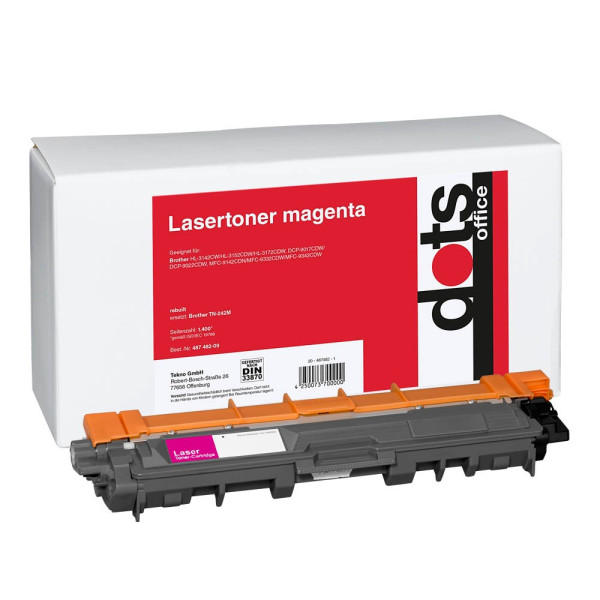 4250073731929 - Toner 12480006-DOTS kompatibel zu brother TN-242M magenta 4250073731929 Dots