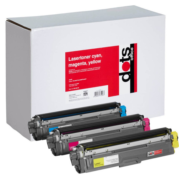 4250073732087 - Toner 12483030-DOTS kompatibel zu brother TN-246 C M Y Multipack cyan magenta gelb 3 Stück